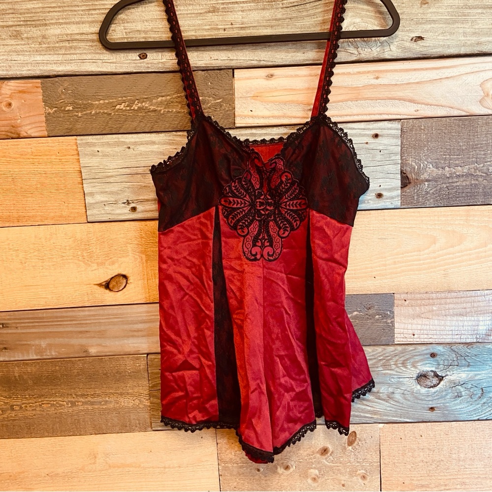 Vintage Red and Black teddy